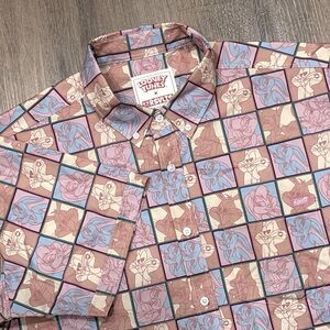 RSVLTS Looney Tunes Shirt Mens XL Bugs Bunny Lola Kunuflex Stretch